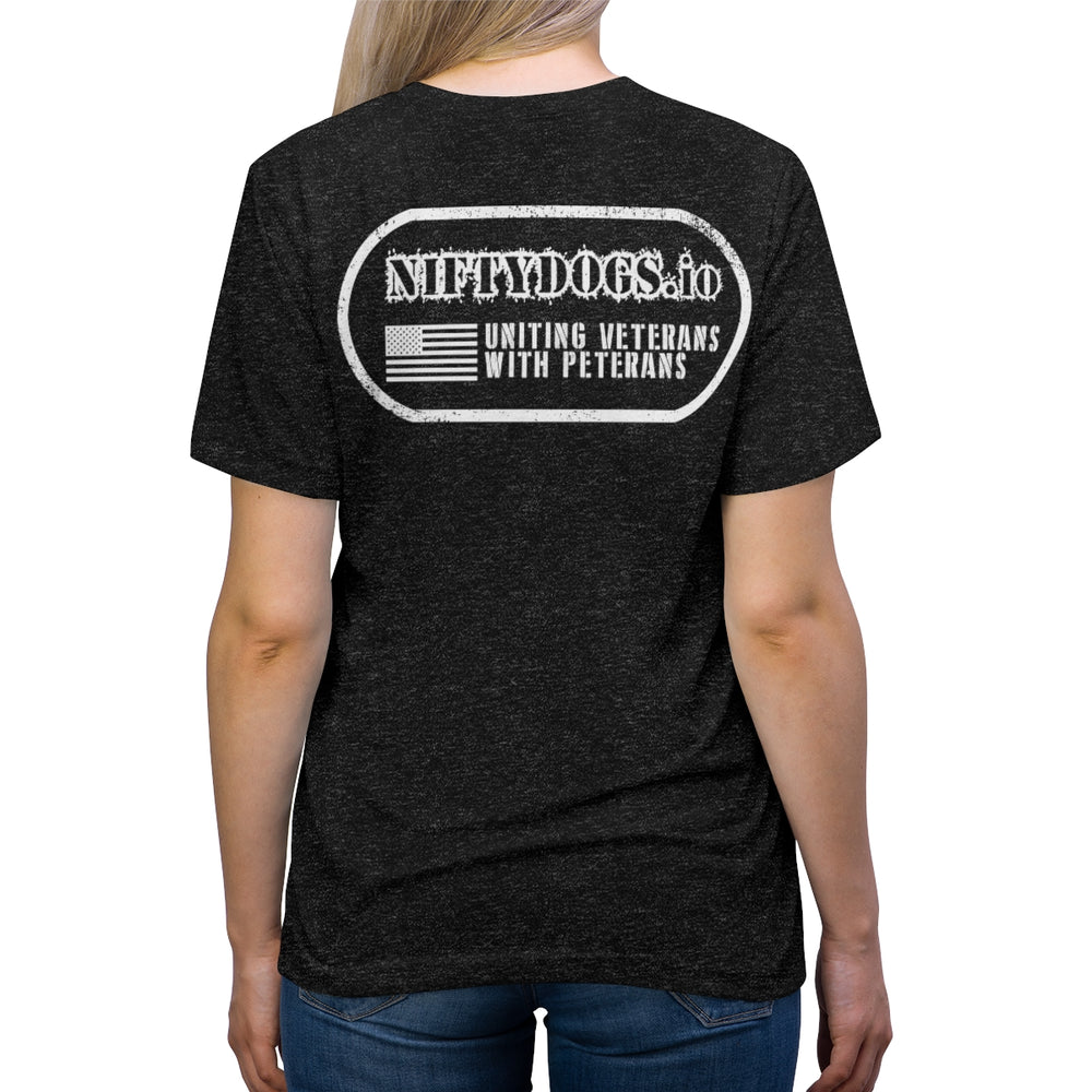 Nifty Dogs NFTs Dog Tag - Unisex Triblend Tee